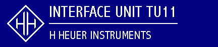 H HEUER INSTRUMENTS - TU11