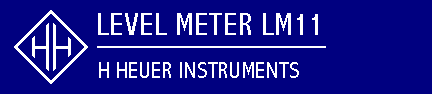 H HEUER INSTRUMENTS - LM11