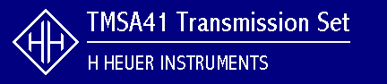 H HEUER INSTRUMENTS - TMSA41